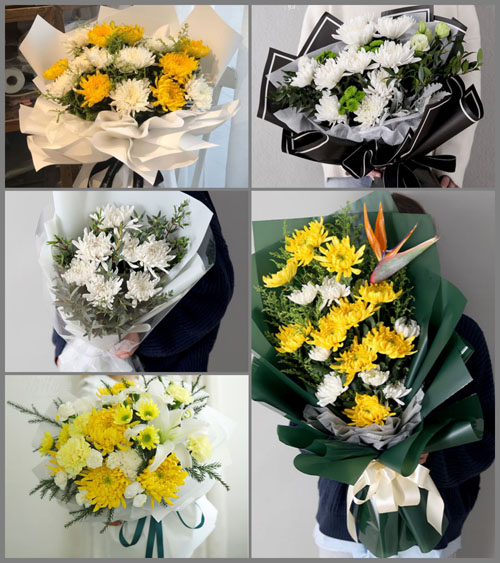 浙江省丽水云和县白龙山街道白事花束代送